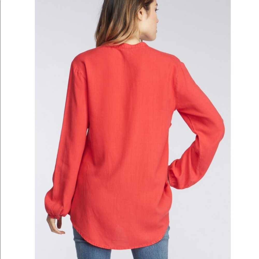 Velvet Heart Oversized Ruffle Top - Picture 3 of 8